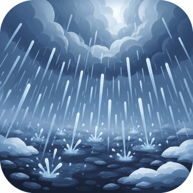 寒冬の激雨のアイコン