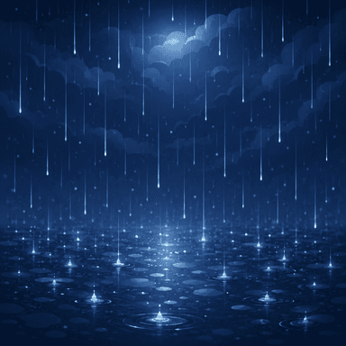 寒夜の降りしきる雨のアイコン
